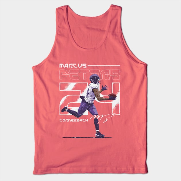 Marcus Peters Baltimore Number Tank Top by Buya_Hamkac